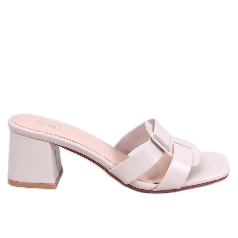 Élégantes tongs à talons hauts Lafar Beige