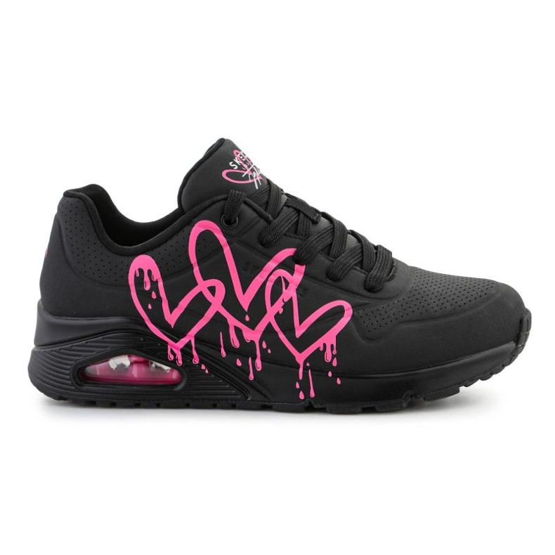 Skechers Dripping In Love chaussures 177980-BKPK le noir