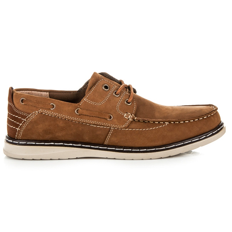 New Age Mocassins avec un laçage brun New Age Mocassins avec un laçage brun