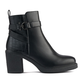 Bottines femme noires le noir