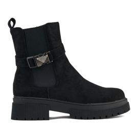 Bottines femme noires le noir