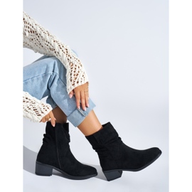 Santiags noires pour femme le noir