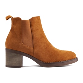 Bottines classiques marron brun