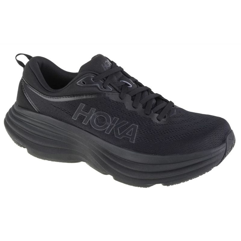 Chaussures Hoka Bondi 8 1123202-BBLC le noir