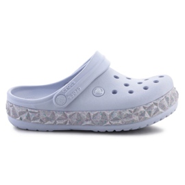 Crocs Crockband Géométrique Glitter Band Clog 210134-5AF tongs violet Crocs Crockband Géométrique Glitter Band Clog 210134-5AF tongs violet