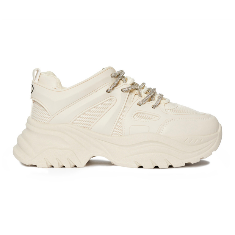 Baskets femme beiges