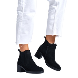 Bottines classiques noires pour femmes le noir