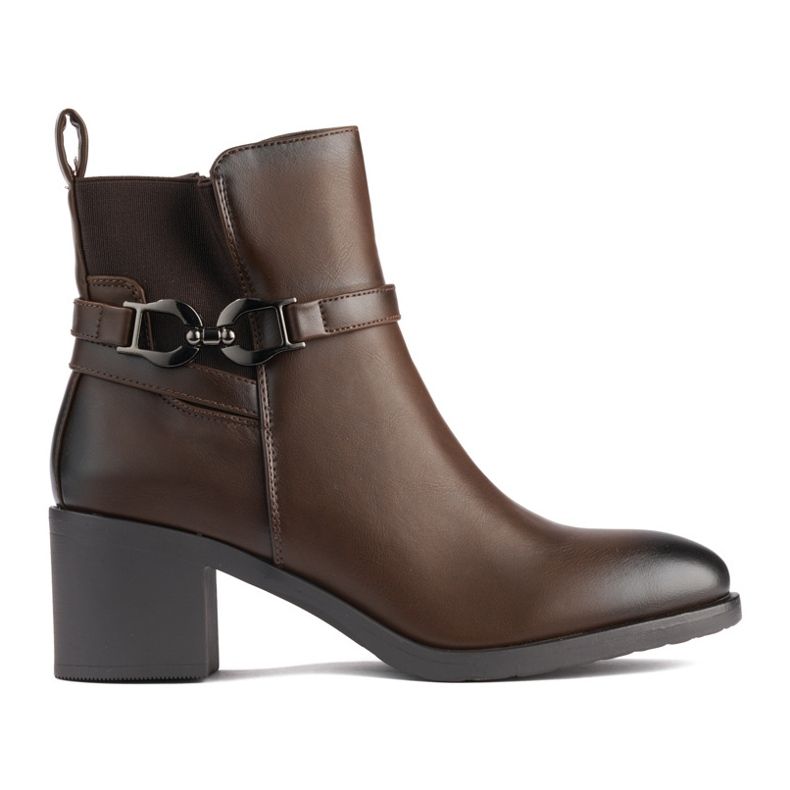 Bottines femme marron brun