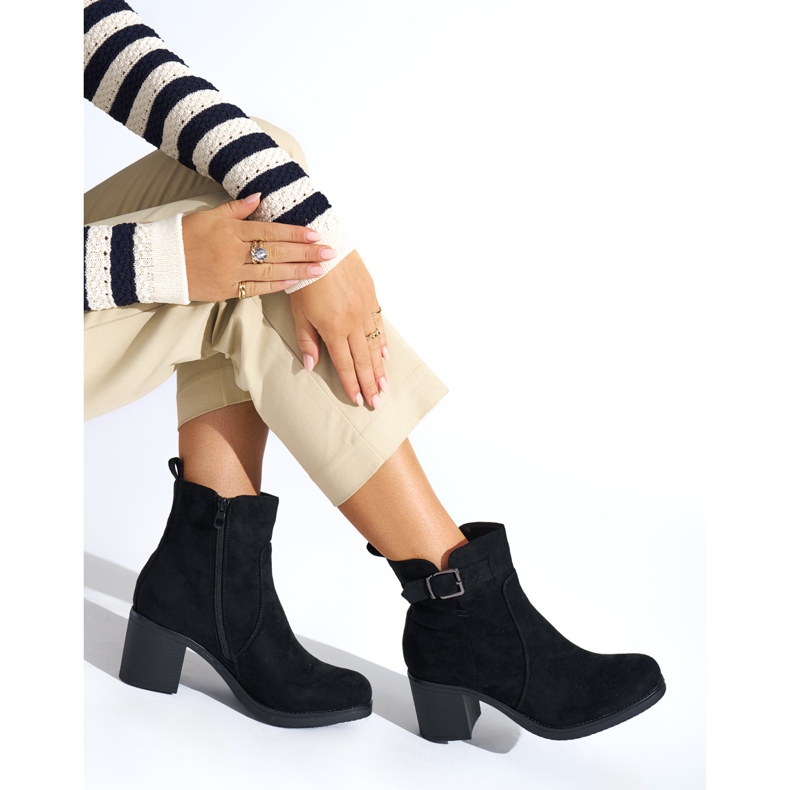 Bottines femme noires le noir