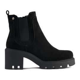 Bottines femme noires le noir