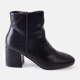 Bottines élégantes noires de Hale le noir