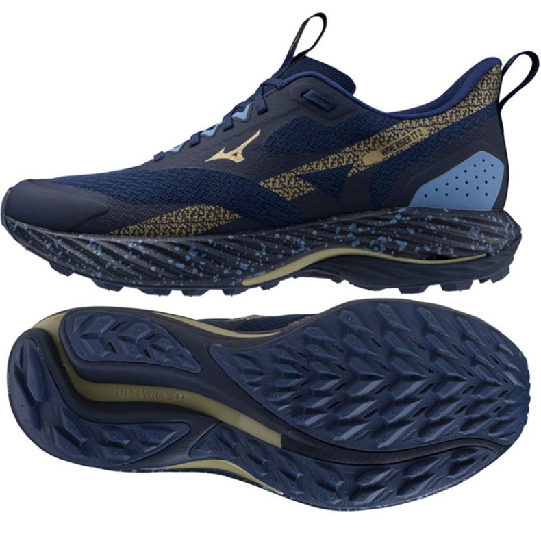 Chaussures Mizuno Wave Rider Tt 2 J1GC243201 bleu Chaussures Mizuno Wave Rider Tt 2 J1GC243201 bleu