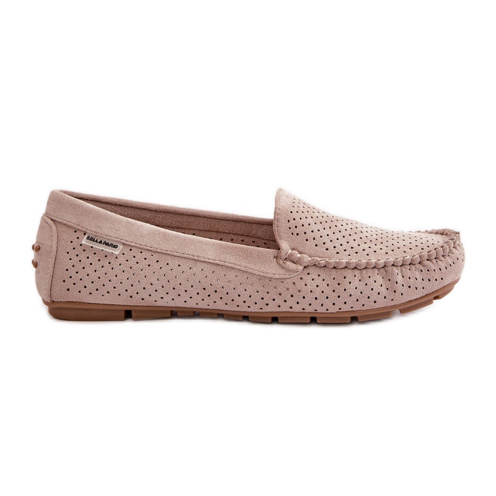 Mocassins Ajourés Femme Beige Clair Rasirna Mocassins Ajourés Femme Beige Clair Rasirna