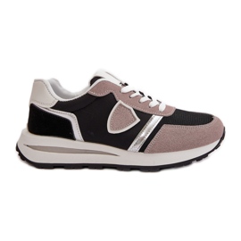 Baskets Femme Avec Paillettes Noir Velaniela