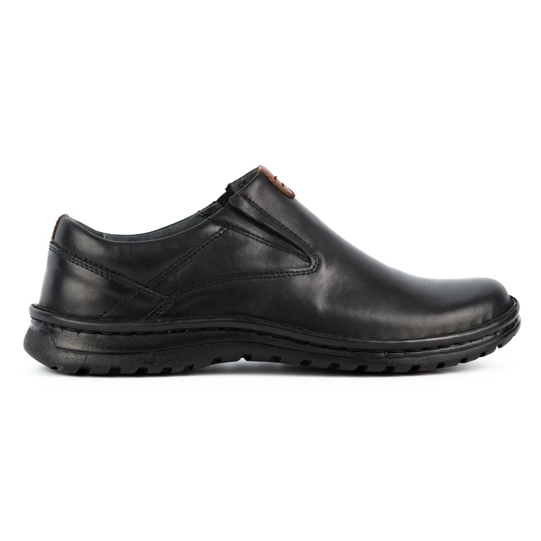 Kampol Mocassins homme en cuir 12KAM noir le noir Kampol Mocassins homme en cuir 12KAM noir le noir