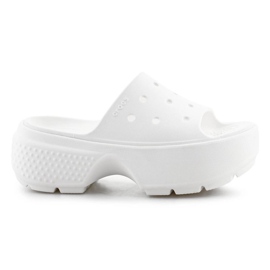 Crocs Stomp Slide 209346-0WV tongs blanc