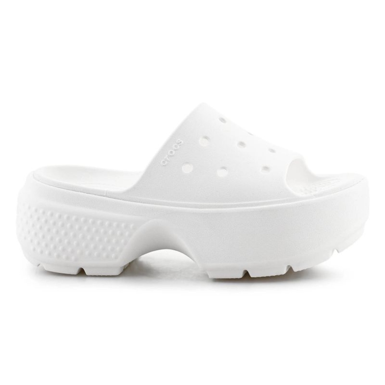 Crocs Stomp Slide 209346-0WV tongs blanche