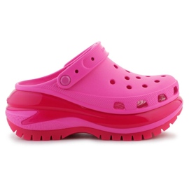 Tongs Crocs Mega Crush Clog 207988-6UB rose Tongs Crocs Mega Crush Clog 207988-6UB rose