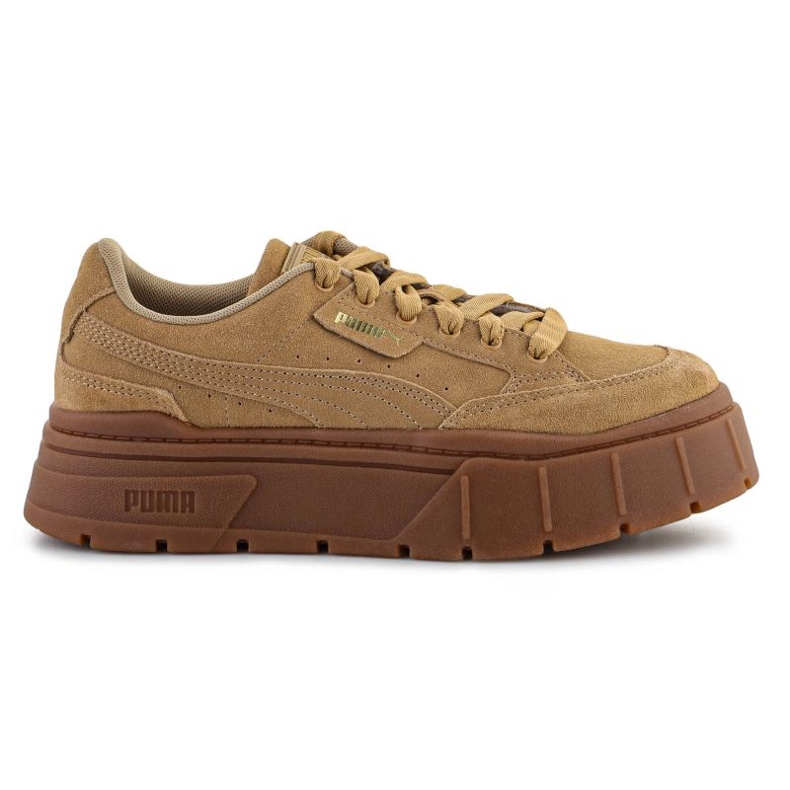 Puma Mayze Stack chaussures en daim 383983 03 brun