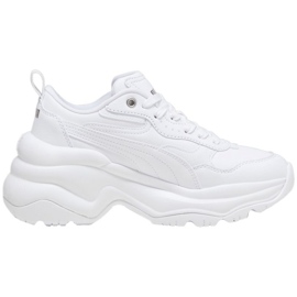 Puma Cilia Chaussures compensées 393915 02 blanche