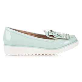 Chaussures VICES laquées menthe vert
