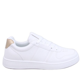 Baskets femme Lemoro Gold blanche
