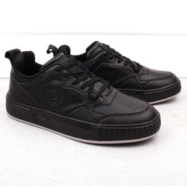 Chaussures de sport noires pour hommes Big Star OO174004