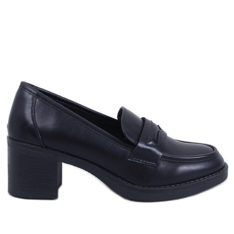 Mocassins à talons hauts Ramona noirs le noir