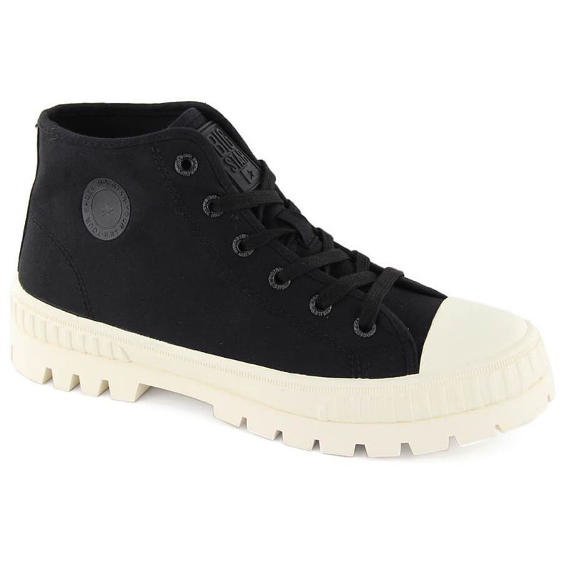 Baskets montantes noires à lacets Big Star OO274008 le noir