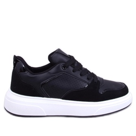 Restante Baskets à semelles hautes noires le noir