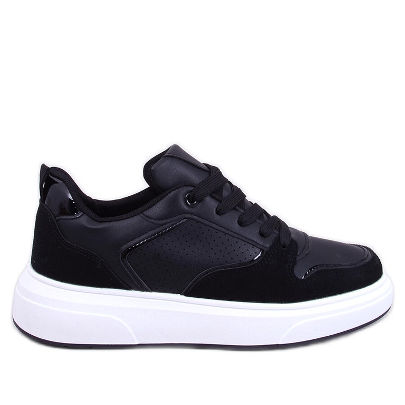 Restante Baskets à semelles hautes noires le noir