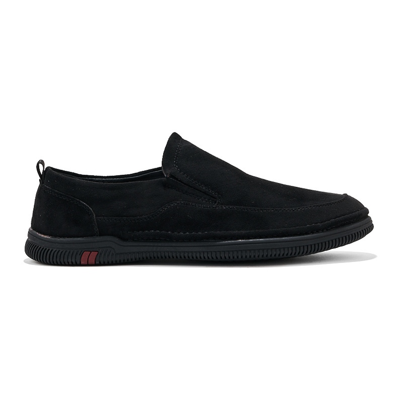 Mocassins noirs pour hommes le noir