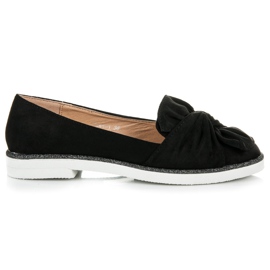 Vices Chaussures en daim avec décorations scintillantes le noir