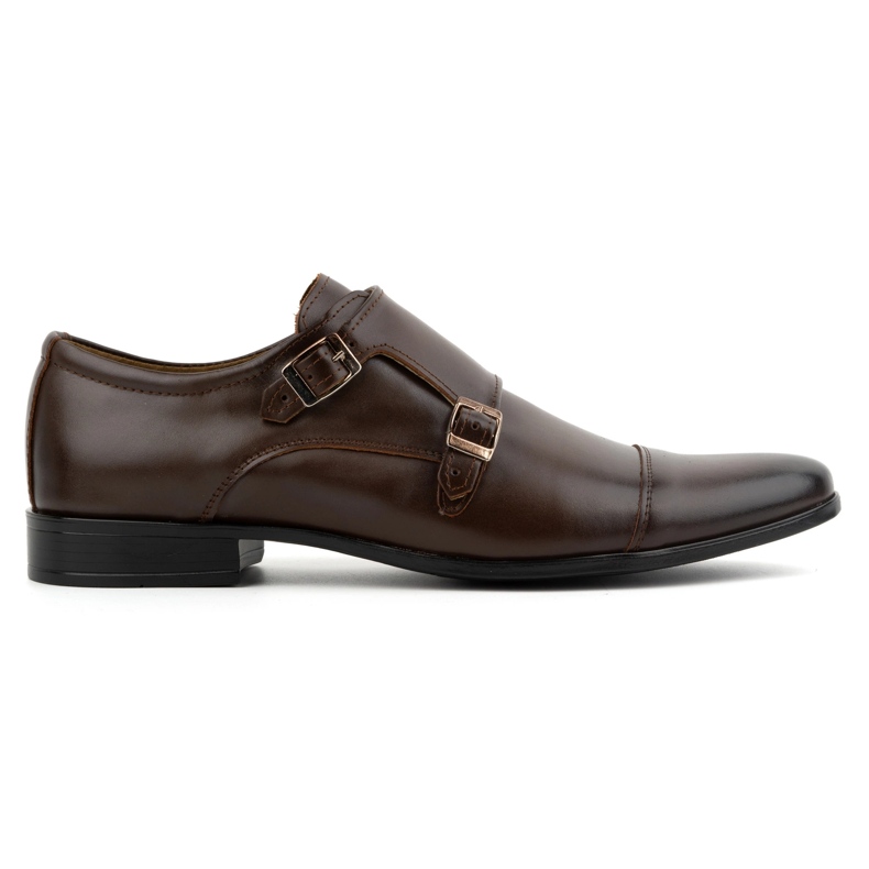 Olivier Chaussures habillées en cuir Monki 306LU marron foncé brun