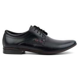 Olivier Chaussures habillées en cuir pour hommes 277 noires et bordeaux