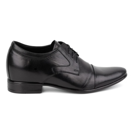 Olivier Chaussures formelles élégantes en cuir pour hommes P12, noir
