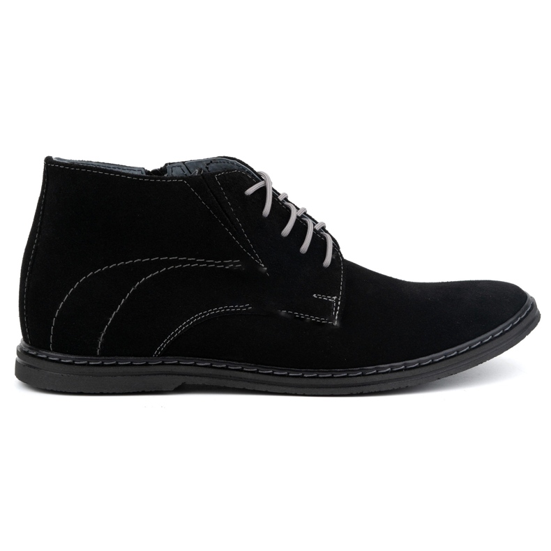 Olivier Bottines Chelsea à lacets homme 307lu, noir le noir Olivier Bottines Chelsea à lacets homme 307lu, noir le noir