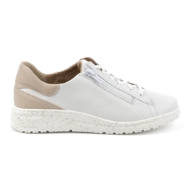 WASAK Baskets en cuir pour femme 0720W blanc