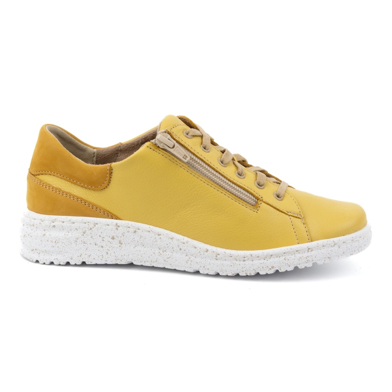 WASAK Baskets en cuir pour femme 0720W jaune