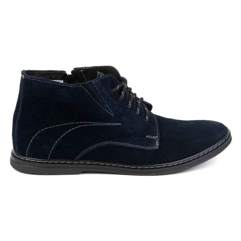 Olivier Bottines Chelsea à lacets homme 307lu, bleu marine Olivier Bottines Chelsea à lacets homme 307lu, bleu marine