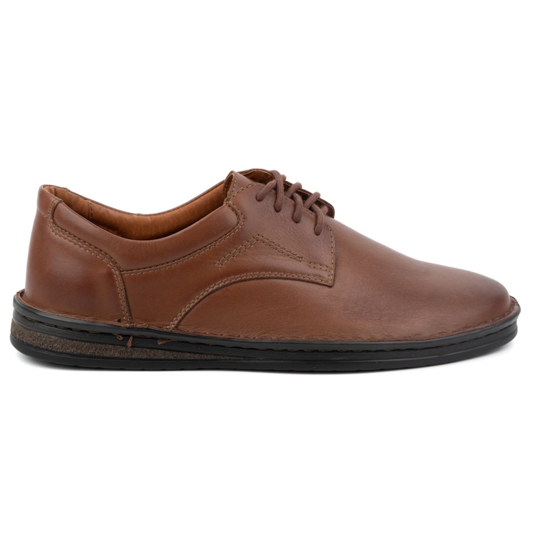 Olivier Chaussures à lacets en cuir décontractées pour hommes classiques 925A marron brun Olivier Chaussures à lacets en cuir décontractées pour hommes classiques 925A marron brun