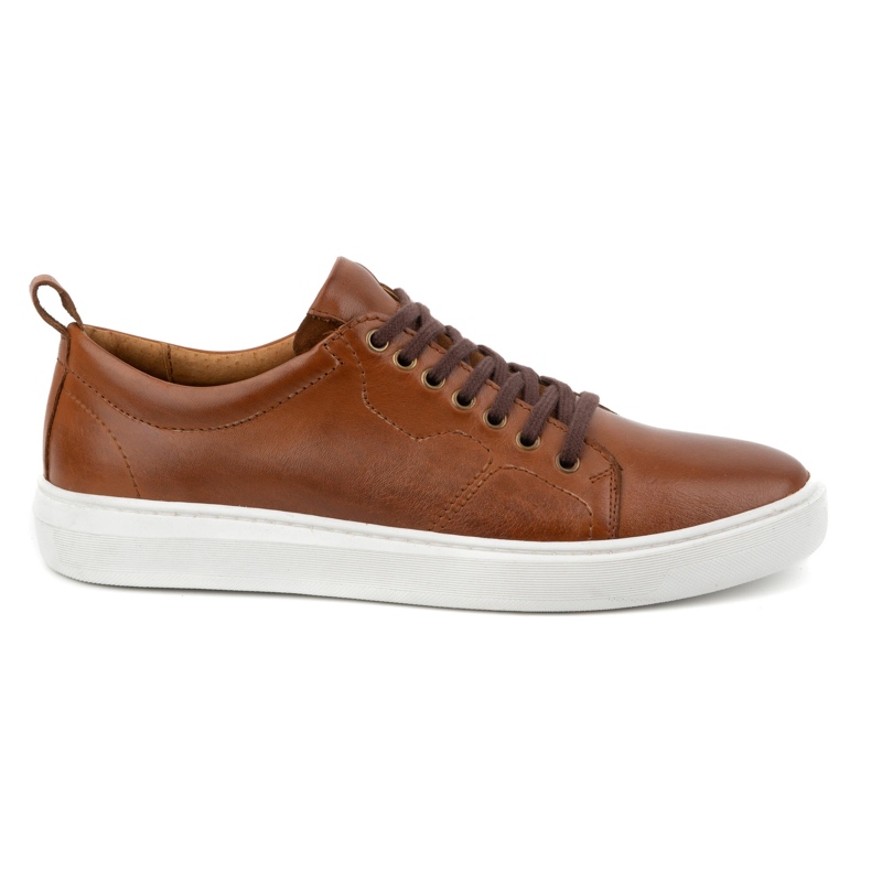 Olivier Chaussures de sport à lacets en cuir pour hommes 434KNT marron brun Olivier Chaussures de sport à lacets en cuir pour hommes 434KNT marron brun