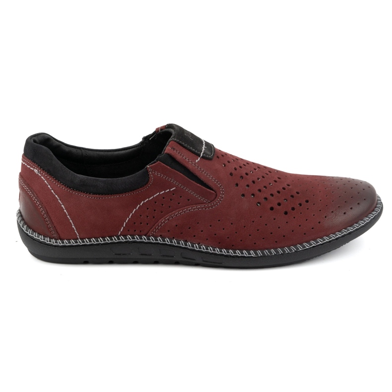 Joker Chaussures homme, mocassins cuir 937L, bordeaux rouge Joker Chaussures homme, mocassins cuir 937L, bordeaux rouge