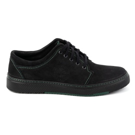 Joker Chaussures décontractées en cuir pour hommes 894J Noir le noir