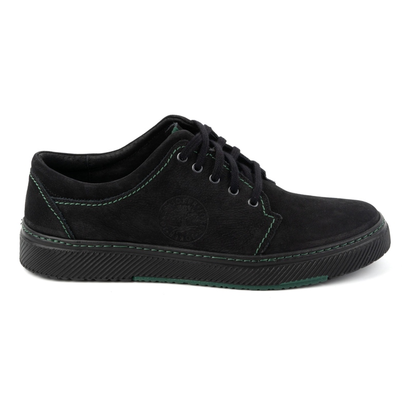 Joker Chaussures décontractées en cuir pour hommes 894J Noir le noir