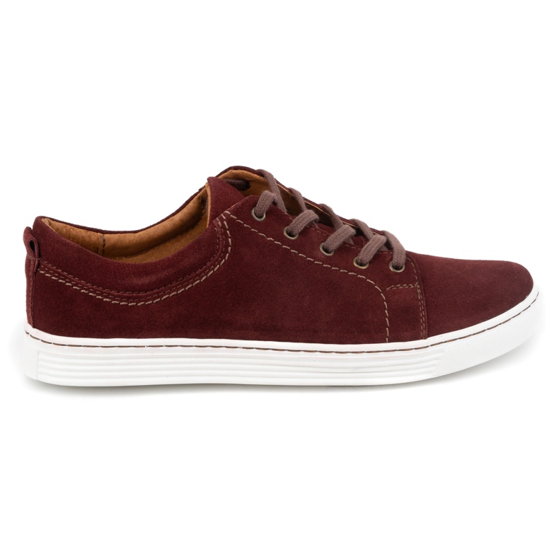 Olivier Chaussures casual homme en cuir 946MA, bordeaux rouge Olivier Chaussures casual homme en cuir 946MA, bordeaux rouge