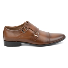 Olivier Chaussures habillées en cuir Monki 306LU marron brun