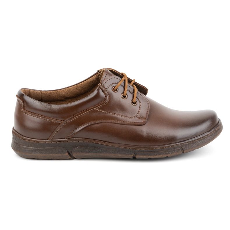 Olivier Chaussures à lacets en cuir pour hommes 240LU, marron brun