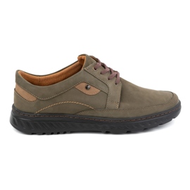 Olivier Chaussures décontractées en cuir pour hommes 960MA, vertes