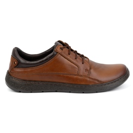 Olivier Chaussures à lacets en cuir pour hommes 077KZ marron brun Olivier Chaussures à lacets en cuir pour hommes 077KZ marron brun